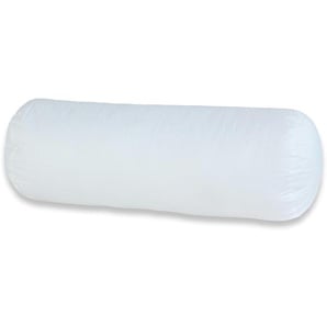 Nackenrolle - weiß - Materialmix - 40 cm - 10 cm | Möbel Kraft