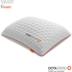 Nackenstützkissen OCTASLEEP Octasleep Smart Pillow Kopfkissen Gr. B/H/L: 40 cm x 13 cm x 80 cm, Kunstfaser, 1 St., weiß Nackenkissen