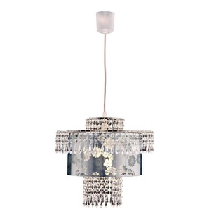 Näve Hängeleuchte Fancy, Chrom, Metall, 155.5 cm, mit Behang, Lampen & Leuchten, Innenbeleuchtung, Hängelampen, Esstischlampen