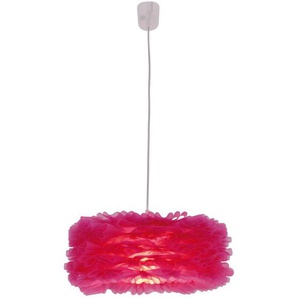 Näve Hängeleuchte Volant, Rot, Weiß, Pink, Kunststoff, 101 cm, Lampen & Leuchten, Innenbeleuchtung, Hängelampen