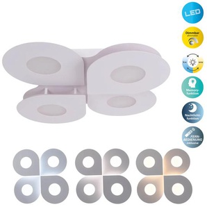 näve LED Deckenleuchte »Smilla«, 1 flammig, Leuchtmittel LED-Modul   LED fest integriert, weiß, Memory, Nachtlicht, CCT, dimmbar per Fernbedienung (inkl.)
