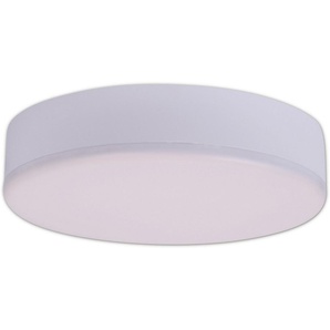 näve LED Einbauleuchte Sula, LED fest integriert, Neutralweiß, dimmbar, Baddezimmer einsetzbar, Metall/Kunststuff, weiß, d: 15,5cm