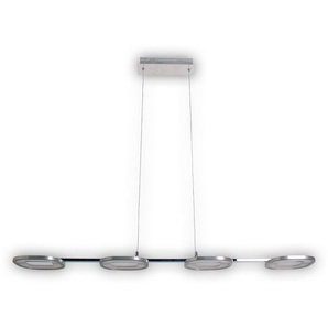 näve LED Pendelleuchte Beam, LED fest integriert, Warmweiß, 4 Brennstellen, Höhe 150cm, Länge 100cm, warmweißes Licht