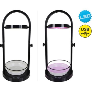 näve LED Tischleuchte »Grow Light«, 1 flammig, Wachstumsleuchte, USB-Kabel, höhenverstellbar, schwarz