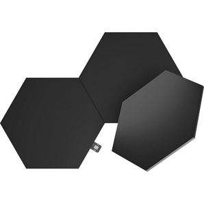 nanoleaf LED Dekolicht Nanoleaf Shapes Ultra Black Hexagons Expansion Pack - 3PK, LED fest integriert, Expansion Pack - 3 PK, Erweiterung zum Starter Kit
