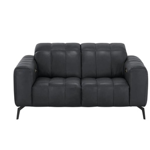 Natuzzi Editions Ledersofa mit Kopfteilverstellung Portento - schwarz - Materialmix - 164 cm - 78 cm - cm 109,0 | Möbel Kraft
