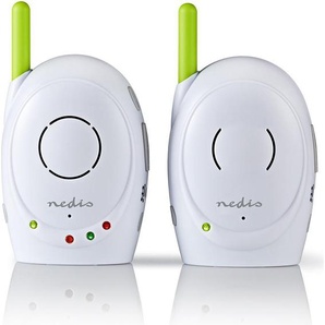 Nedis Audio-Baby-Monitor | Mit Rückruffunktion | Reichweite: 300 m | Netzstromversorgung | Grün / Weiss NE550670478 BAMO110AUWT
