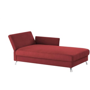 nehl Liege Easy 110 - rot - Materialmix - 116 cm - 80 cm - cm 220,0 | Möbel Kraft