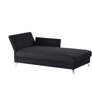 nehl Liege  Easy ¦ schwarz ¦ Maße (cm): B: 96 H: 80 T: 220.0