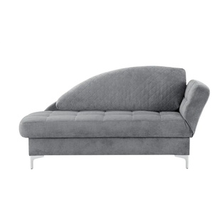 nehl Liege  Greta ¦ grau ¦ Maße (cm): B: 182 H: 79 T: 86.0