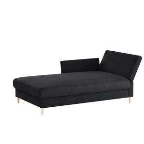 nehl Liege Liege Easy 110 - schwarz - Materialmix - 116 cm - 80 cm - cm 220,0 | Möbel Kraft