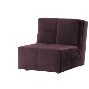 nehl Schlafsessel Solino - lila/violett - Materialmix - 85 cm - 85 cm - cm 102,0 | Möbel Kraft