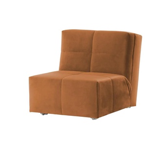nehl Schlafsessel Solino - orange - Materialmix - 85 cm - 85 cm - cm 102,0 | Möbel Kraft