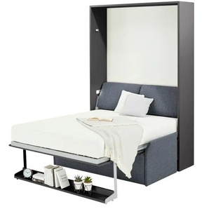 nehl Schrankbett 2weiRaumWunder - blau - Materialmix - 194 cm - 230 cm - cm 119,0 | Möbel Kraft