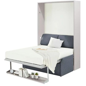 nehl Schrankbett 2weiRaumWunder - blau - Materialmix - 194 cm - 230 cm - cm 119,0 | Möbel Kraft