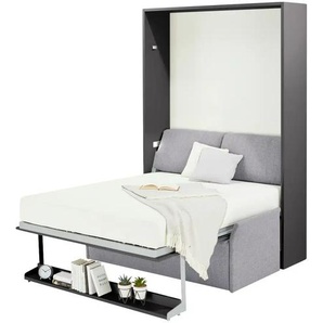 nehl Schrankbett 2weiRaumWunder - grau - Materialmix - 175 cm - 230 cm - cm 119,0 | Möbel Kraft