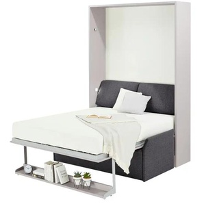 nehl Schrankbett 2weiRaumWunder - grau - Materialmix - 194 cm - 230 cm - cm 119,0 | Möbel Kraft