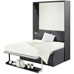 nehl Schrankbett 2weiRaumWunder - grau - Materialmix - 194 cm - 230 cm - cm 119,0 | Möbel Kraft