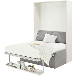 nehl Schrankbett  2weiRaumWunder ¦ grau ¦ Maße (cm): B: 175 H: 230 T: 119.0