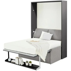 nehl Schrankbett 2weiRaumWunder - silber - Materialmix - 194 cm - 230 cm - cm 119,0 | Möbel Kraft