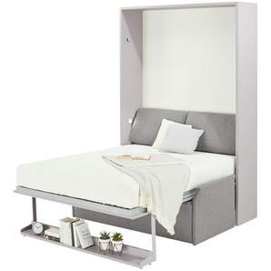 nehl Schrankbett  2weiRaumWunder ¦ silber ¦ Maße (cm): B: 169 H: 230 T: 119.0