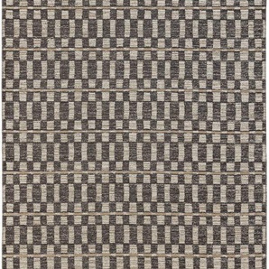 Nest Flachgewebeteppich Elena Beige/Braun 160x230 cm - Moderner Teppich für Wohnzimmer