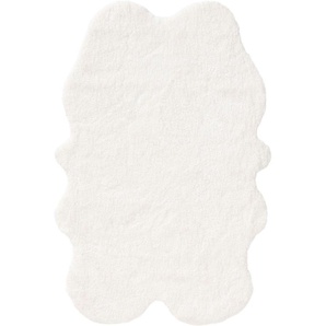 Nest Hochflor Shaggyteppich Cloudy Cream 120x180 cm - Langflor Teppich für Wohnzimmer