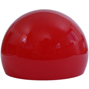 Neuwertig] Lampenschirm HHG 106 für Bogen- und Pendelleuchte, Ersatzschirm, ø 40cm, Kunststoff rot