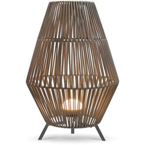 New Garden AUßENSTEHLEUCHTE Conta, Taupe, Kunststoff, 48x72x48 cm, 3 Helligkeitsstufen, LED-Leuchtmittel austauschbar, tragbar, kabellos, aufladbar