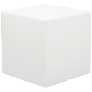 New Garden LED-AUßENLEUCHTE Cuby, Weiß, Kunststoff, quadratisch,quadratisch, 32x32 cm, RoHS, LED-Leuchtmittel austauschbar, Lampen & Leuchten,