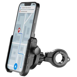 Newrban Metall Handy Lenkradhalterung Black NEWMHOLDERALUMINK