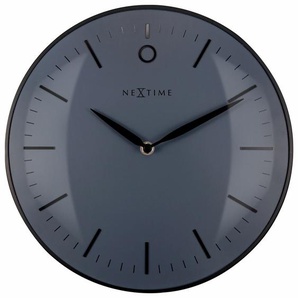 Nextime Funk-Wanduhr Small Glamour Ø 30 cm anthrazit GLO715010606