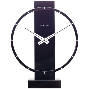Nextime Tisch- Wanduhr Carl Small 34 x 27 cm schwarz GLO715010597