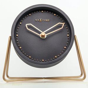Nextime Tischuhr Cross Table 17,5 x 15,5 cm schwarz GLO715010593