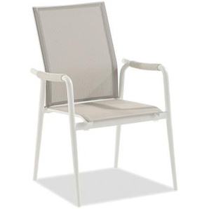 Niehoff Costa Hochlehner Aluminium/Textilene Ivory/Taupe
