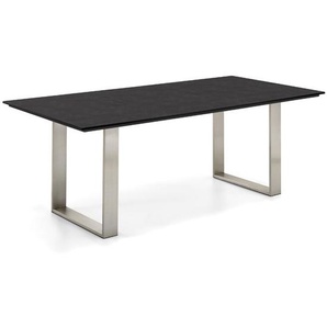 Niehoff Noah Tisch 220cm, Profilkufe, Tischplatte HPL Granit-Design