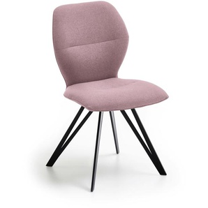 Niehoff Sitzmöbel Merlot Design-Stuhl Stativgestell Eisen Schwarz