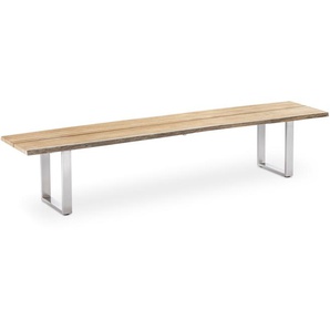 Niehoff Solid Bank Edelstahl/Teak