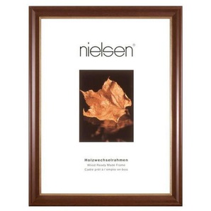 Nielsen Bilderrahmen Derby, Dunkelbraun, Holz, rechteckig, 50x70 cm, Bilderrahmen, Bilderrahmen