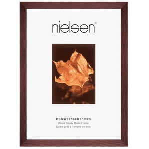 Nielsen Bilderrahmen Essential, Dunkelbraun, Holz, rechteckig, 60x80 cm, Bilderrahmen, Bilderrahmen