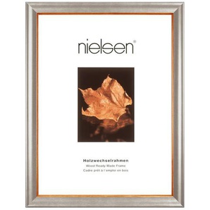 Nielsen Bilderrahmen , Silber , Holz , 50x60 cm , Bilderrahmen, Bilderrahmen