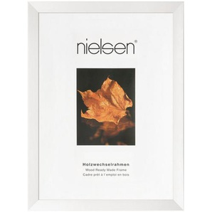 Nielsen Bilderrahmen Essential, Weiß, Holz, rechteckig, 60x80 cm, Bilderrahmen, Bilderrahmen