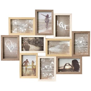 Nielsen Collagen-Bilderrahmen, Mehrfarbig, Holzwerkstoff, 56x45 cm, FSC Mix, Bilder und Zubehör, Bilderrahmen, Bilderrahmen-Collagen