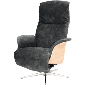 Nils Olsen Drehsessel mit Relaxfunktion Frederik ¦ grau ¦ Maße (cm): B: 78 H: 113 T: 79.0
