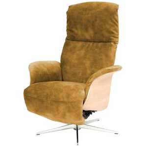 Nils Olsen Drehsessel mit Relaxfunktion Frederik - gelb - Materialmix - 78 cm - 113 cm - cm 79,0 | Möbel Kraft