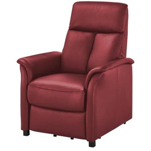 Nils Olsen Fernsehsessel L Leder / Kunstleder Agda - rot - Materialmix - 89 cm - 114 cm - cm 89,0 | Möbel Kraft