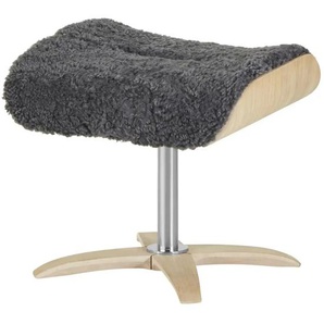 Nils Olsen Hocker aus Schaffell  Balance ¦ grau ¦ Maße (cm): B: 52 H: 42 T: 40.0