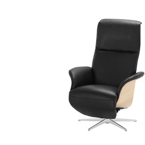 Nils Olsen Relaxsessel Leder / Kunstleder Frederik ¦ schwarz ¦ Maße (cm): B: 78 H: 113 T: 79.0