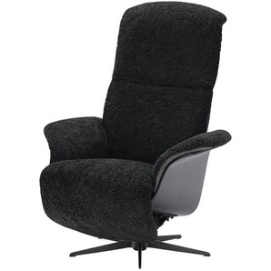 Nils Olsen Relaxsessel mit Schaffell  Frederik ¦ schwarz ¦ Maße (cm): B: 78 H: 113 T: 79.0