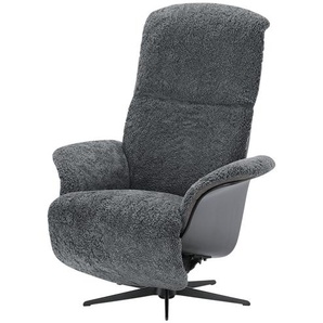 Nils Olsen Relaxsessel mit Schaffell  Frederik ¦ schwarz ¦ Maße (cm): B: 78 H: 113 T: 79.0